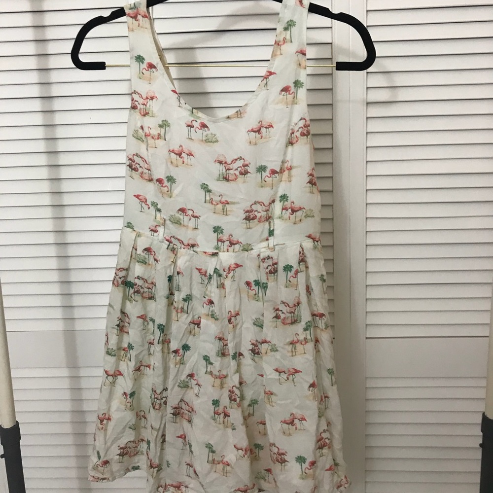 Flamingo Vintaged Inspired Dress